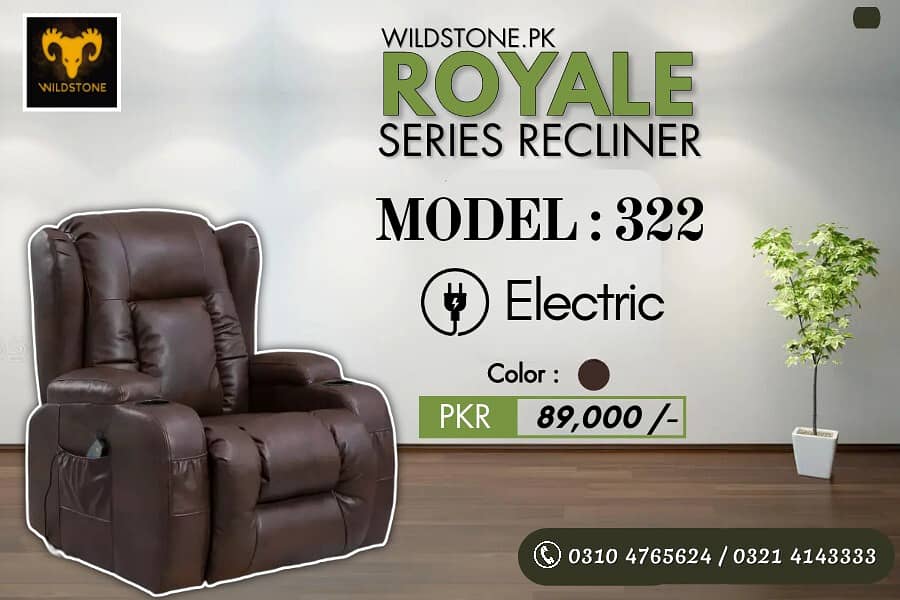 Recliner Royale Series, 12.12 sale Recliner New, Recliner Sofa Sofa & Chairs 1069687011