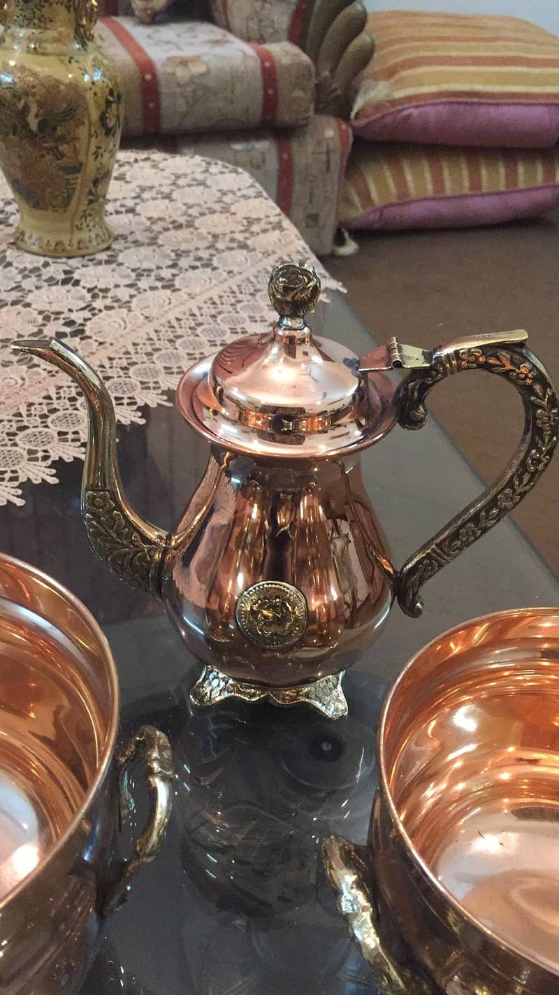 Pure Copper Bartan Teapot 3 set Other Kitchen Appliances 1082403338