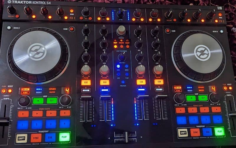 traktor kontrol s4mk2 dj controller/mixer Audio Mixers 1083403728