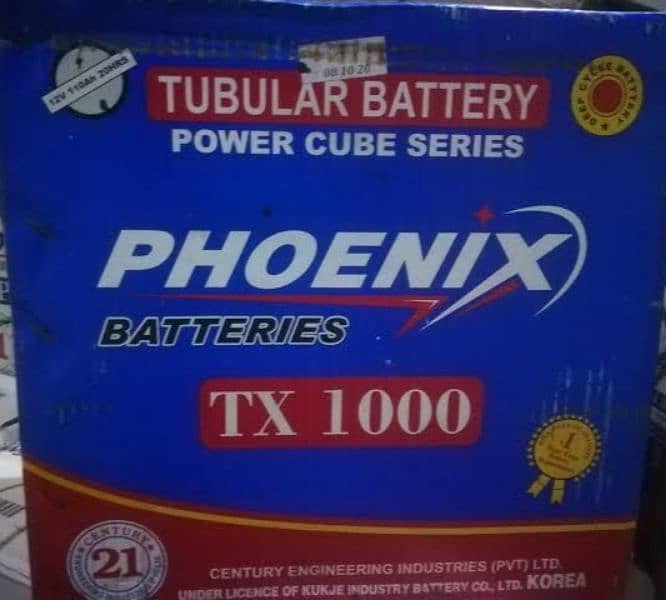 Phoenix Tall Tublar Tx1000 Batteries 1083870363