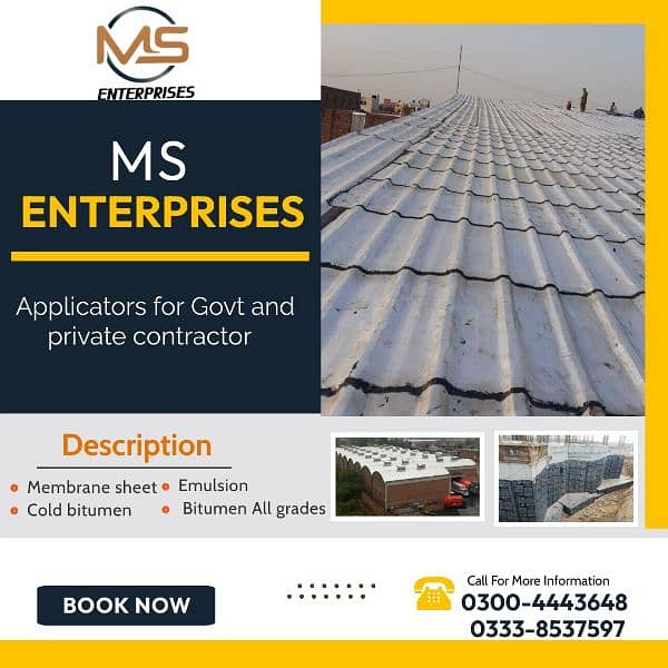 Waterproofing Bitumen Membrane Sheet/ Basement/ leakage/ RCC Roof