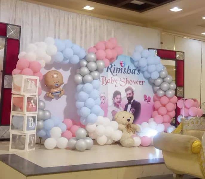 ballons, birthday decor, lighting, mehndi, catering, Event Planners