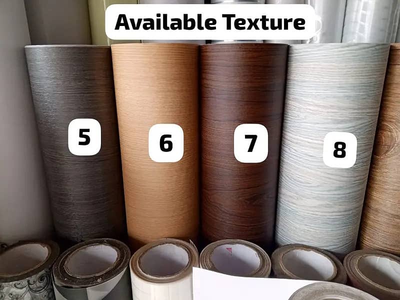 Wood Texture Vinyl Sticker for Furnitures Other Office Furniture