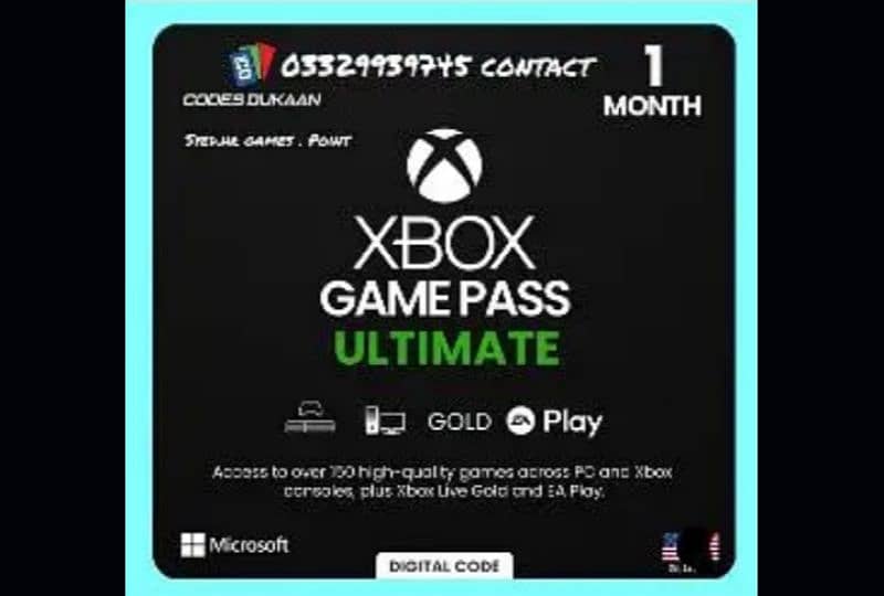 Xbox game pass ultimate Video Games 1093947450