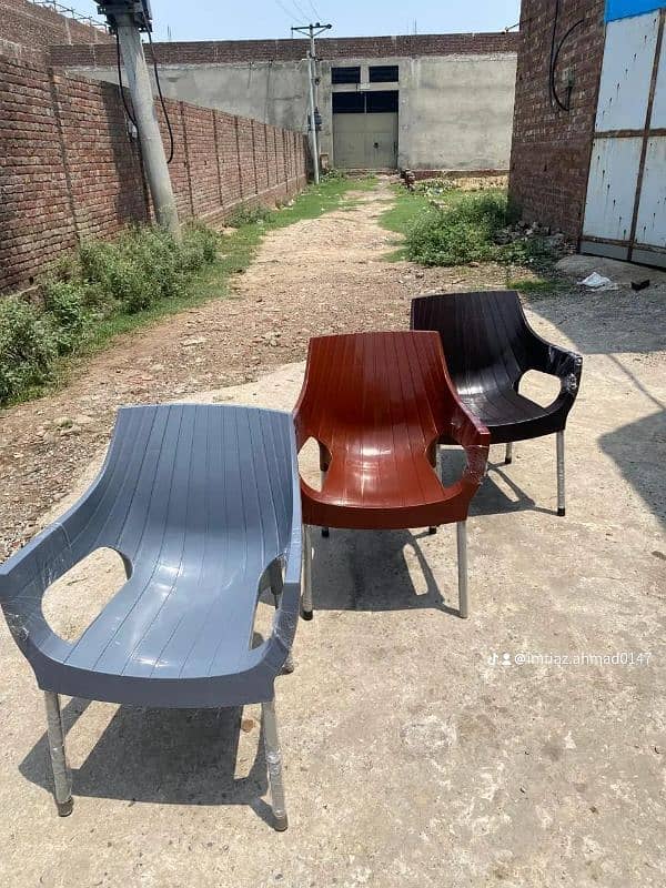 plastic chairs High quality with metal legs, indoor and outdoor chairs