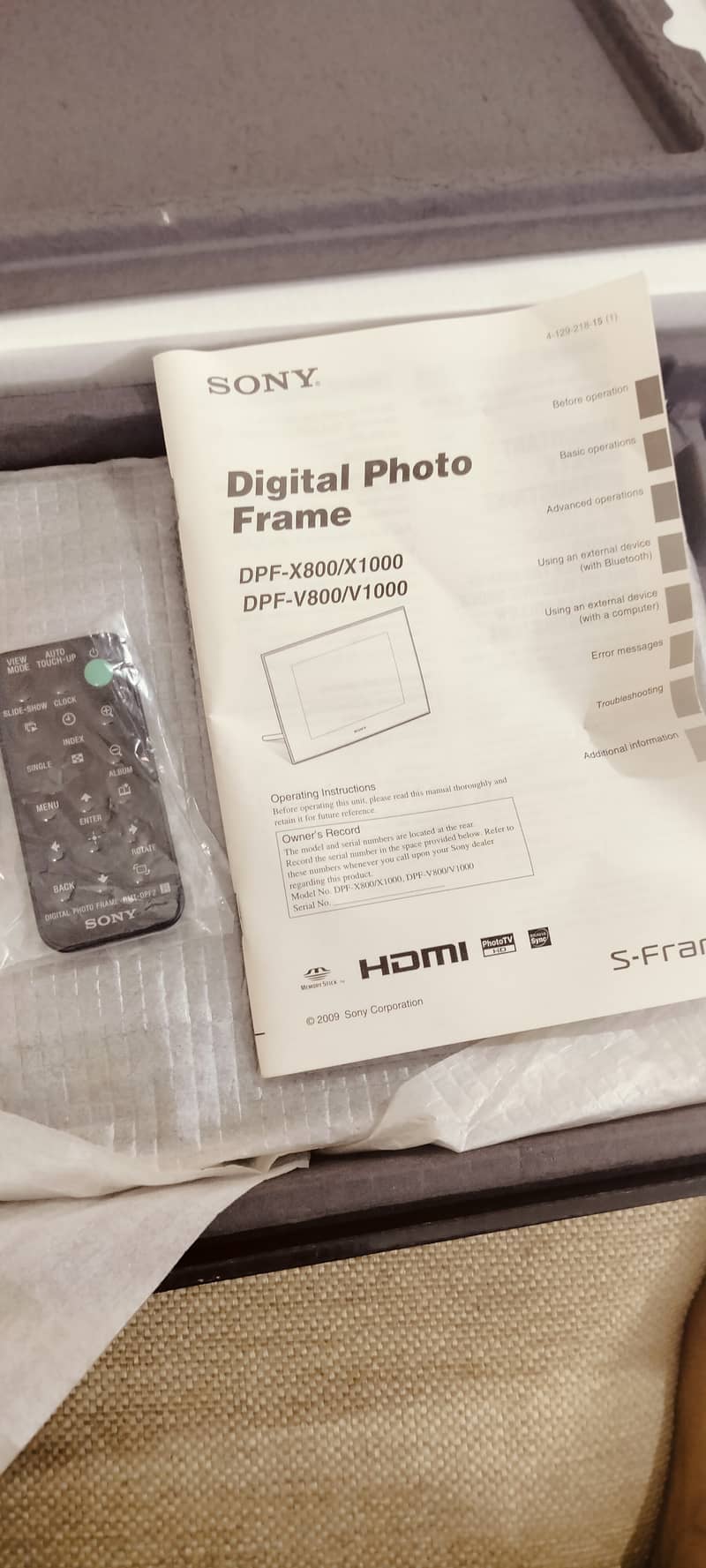 Photo frame digital Sony best Other Home Appliances 1094477192