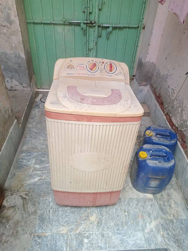 super Asia washing machine okay condition Washer 1094611775