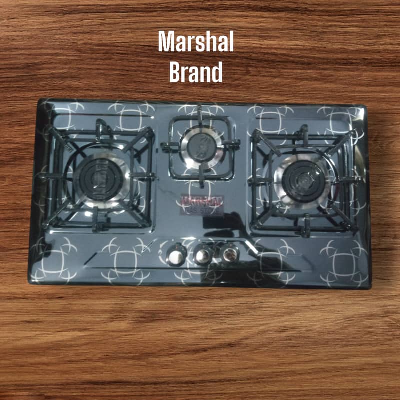 Marshal Stainless Steel Hob 3 Burner / Kitchen Stove/ Chula Stoves