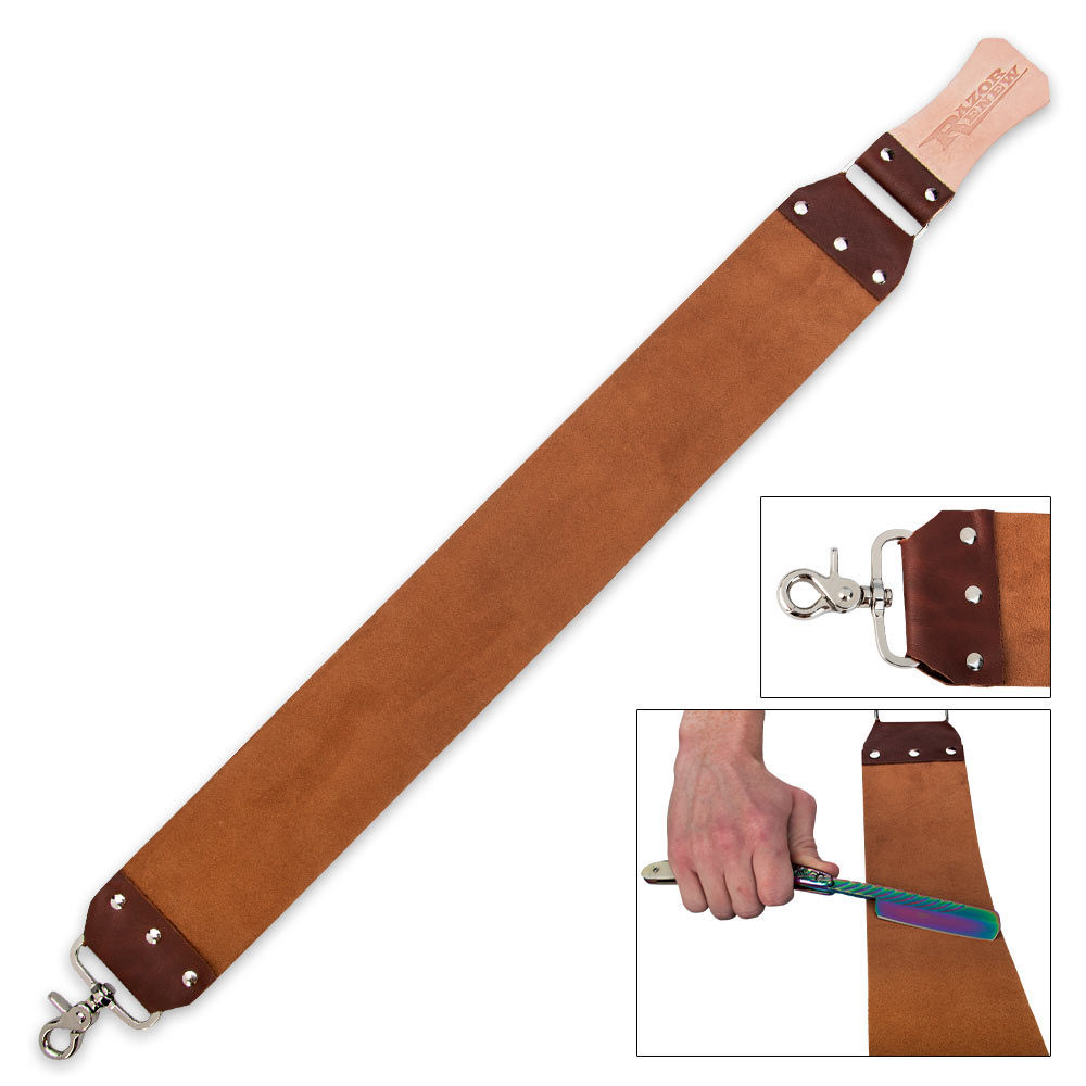 Razor Renew Leather Strop Traditional Sharpener Knives