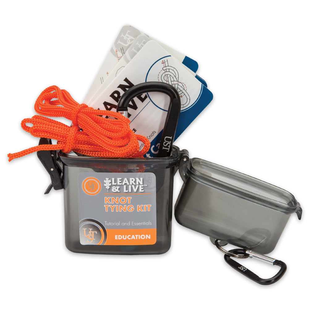 UST Learn and Live Knot Tying Kit with Reference Guide