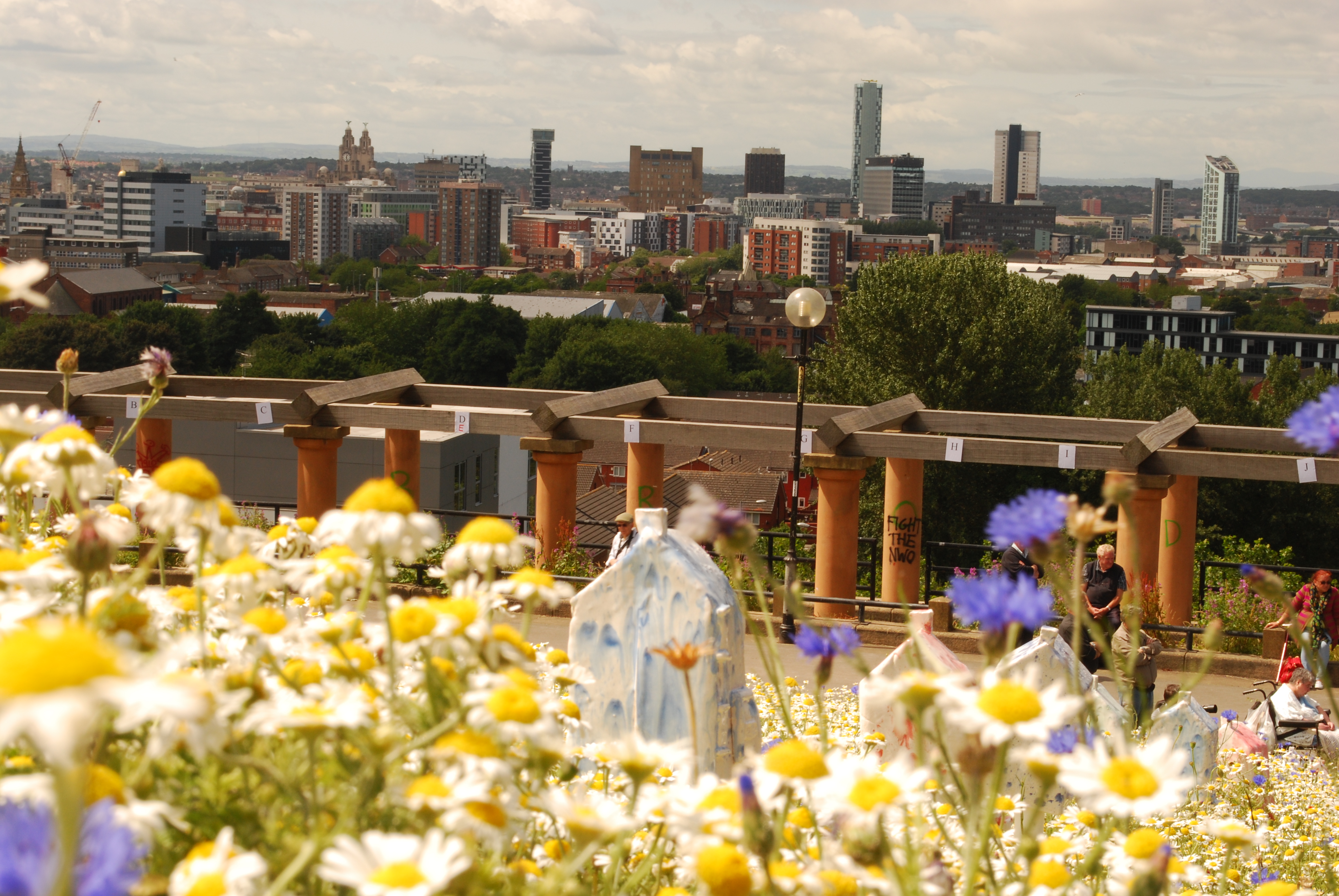 A Tale of Two Cities celebrates at Everton Park Platform