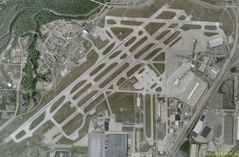 guess the airport from the aerial view