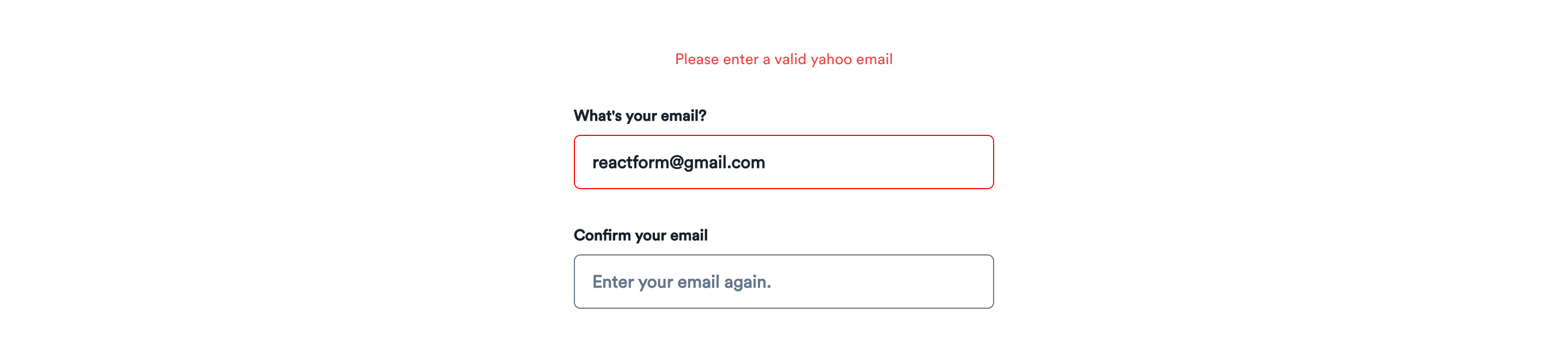 Form Validation React Open Collective