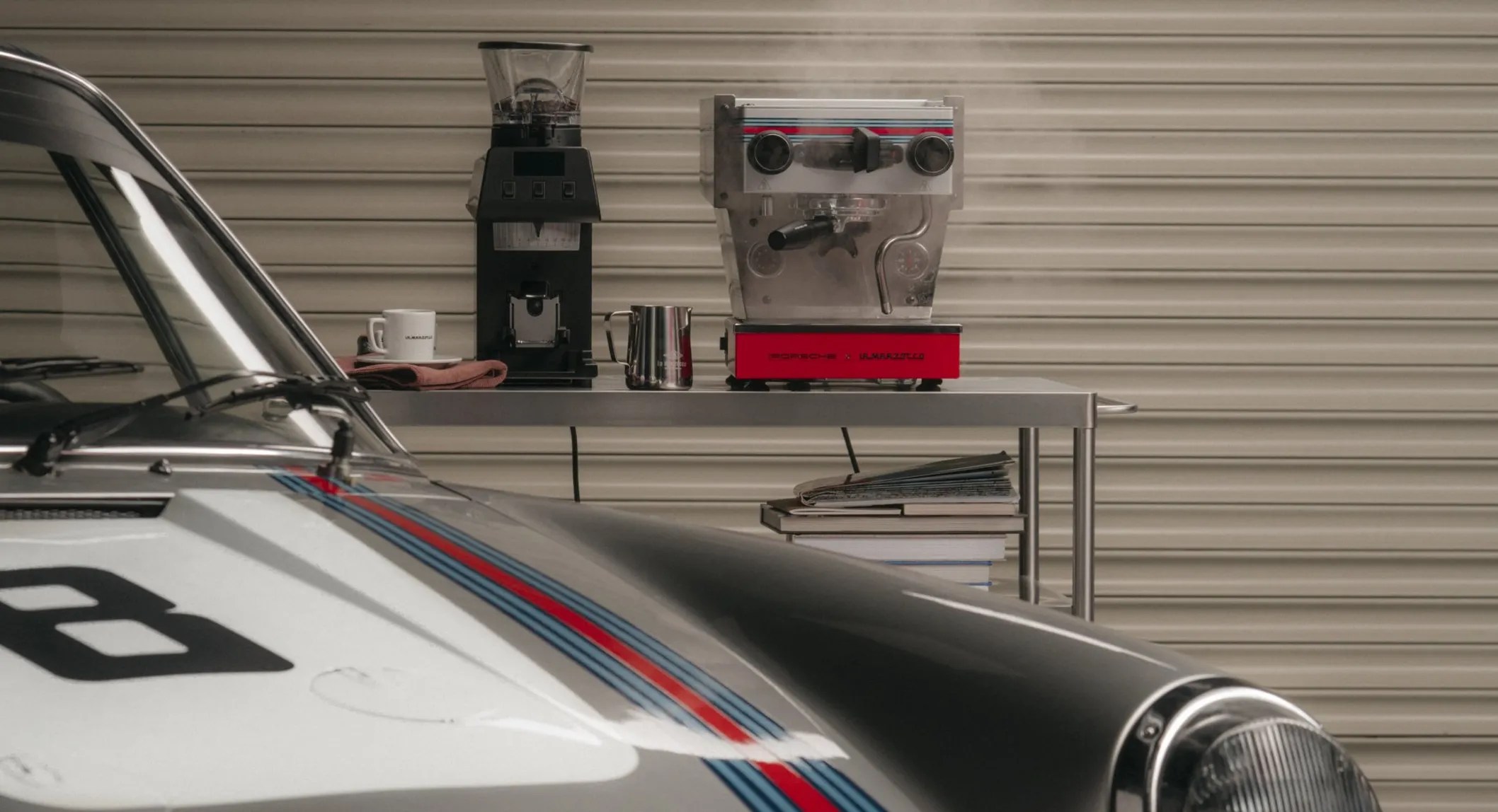 Porsche and La Marzocco launch the coffee machine of dreams OPUMO