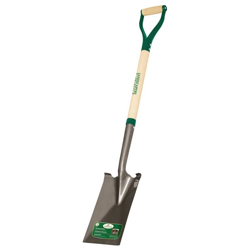 Landscapers Select 34595 Garden Spade Shovel, 7 in W Blade, Steel Blade