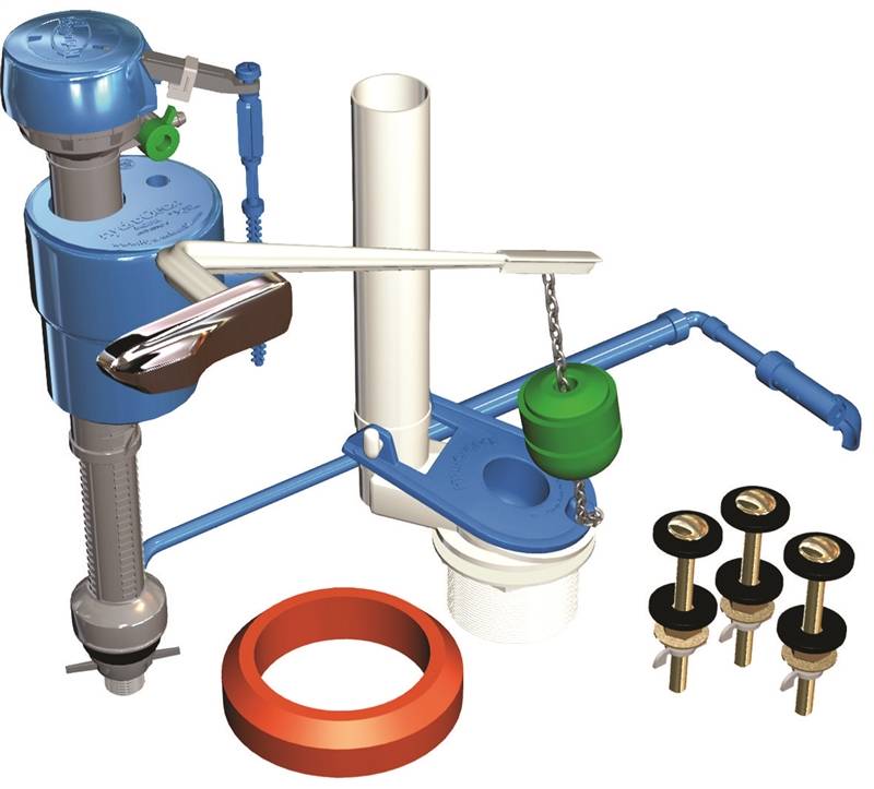 Danco HWK130 Toilet Tank Repair Kit, Plastic, Blue