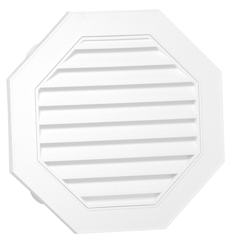 CANPLAS 62605800 Gable Vent, 19.232 in L, 19.232 in W, Polypropylene