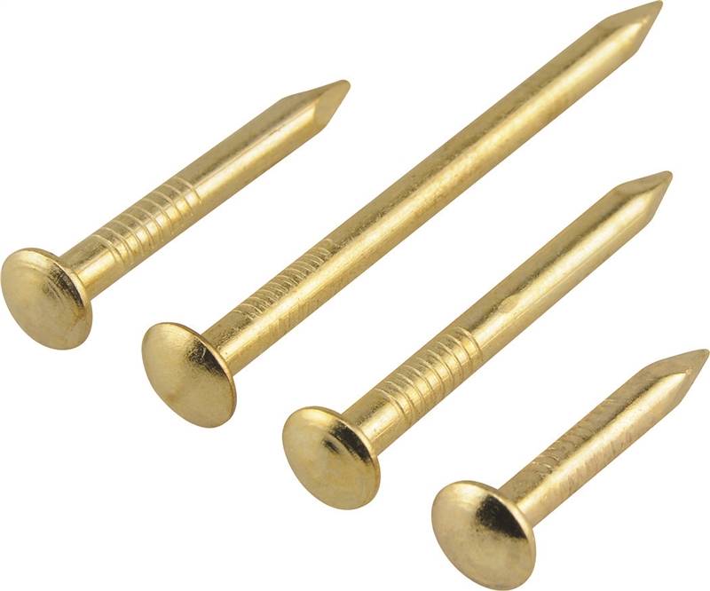 Hillman 50034 Hanging Nail, Brass Plated