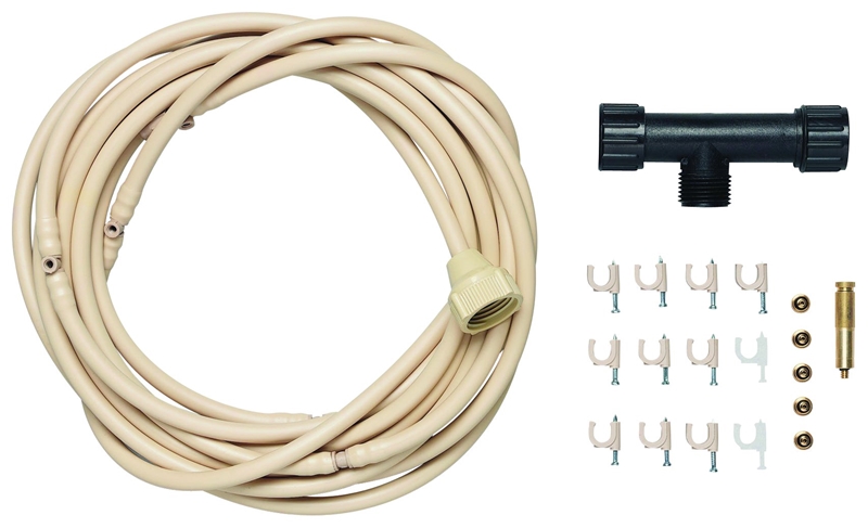 Orbit 20030 Basic Preassembled Mist Cooling Kit, 3/8 in Inlet, 12 ft L