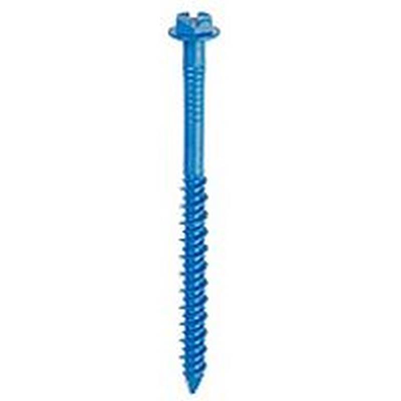 Tapcon 24305 Concrete Screw, 3/16 in x 13/4 in, Steel, Climaseal