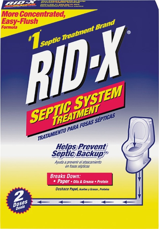 RIDX 1920083623 Septic Tank Cleaner, Powder, Tan, Fermentation, 19.6