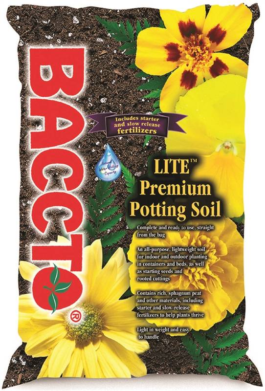 Baccto 1420P Potting Soil, 20 qt, Bag