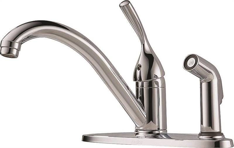 Delta Classic Kitchen Faucet, 811/16 in X 43/4 in Spout, 8 in Center