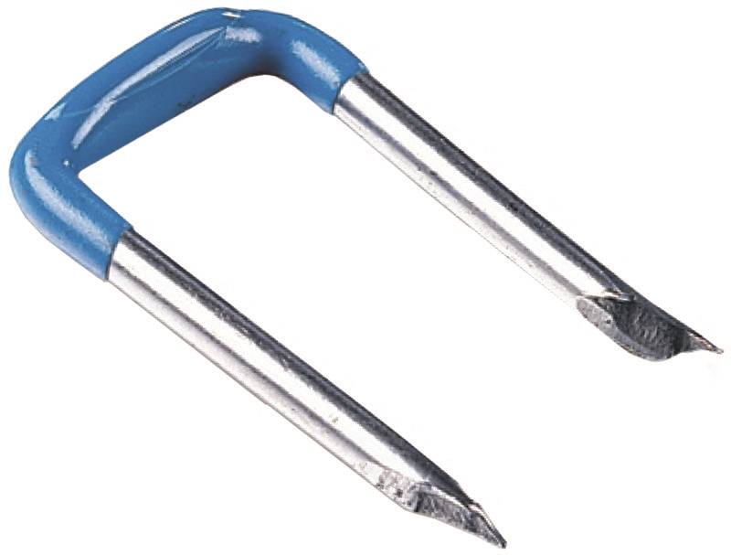 King 70112 Insulated Cable Staple, 9/16 in Crown, 11/4 in L, Carbon