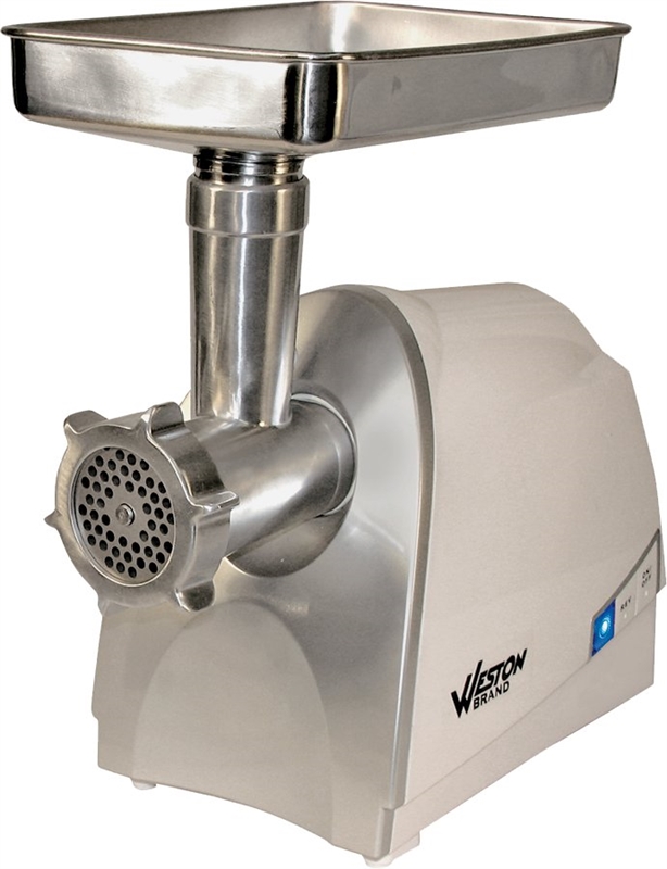 Weston 330201W Meat Grinder and Sausage Stuffer, 575 W, Stainless