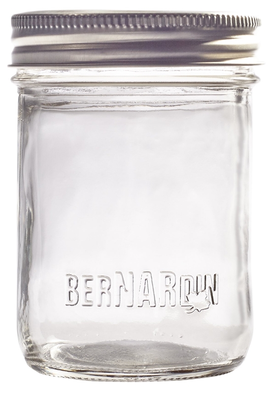 Bernardin 20250 Decorative Mason Jar, 250 ml, 41/4 in H