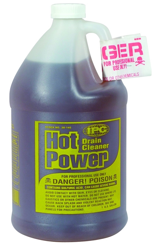 DRAIN CLEANER HOT POWER GAL Case of 4