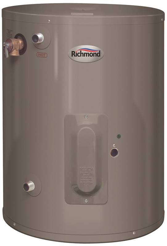 Richmond 6EP30S Electric Water Heater, 30 gal Tank, Copper Heating