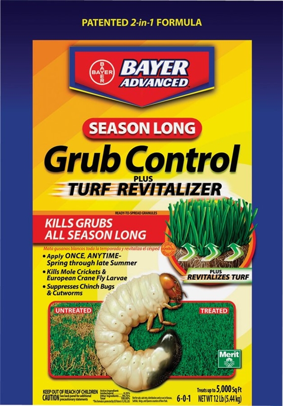 Bayer Advanced 700710S Grub/Turf Control, 12 lb Bag, Granules