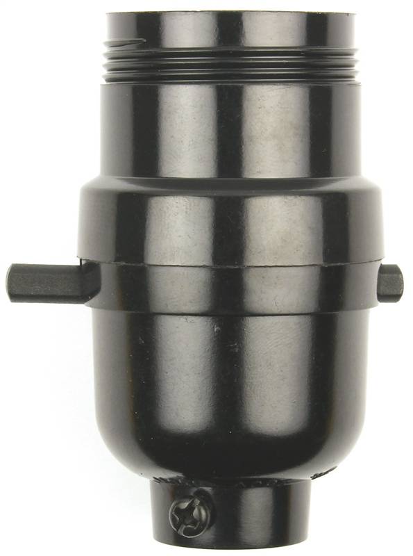 Jandorf 60535 Lamp Socket, 250 V, 660 W, Phenolic Housing Material, Black