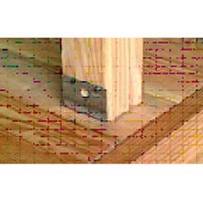 Simpson StrongTie HBC Series HBC60HDG Post Base, 6 x 6 in Post, 14 ga