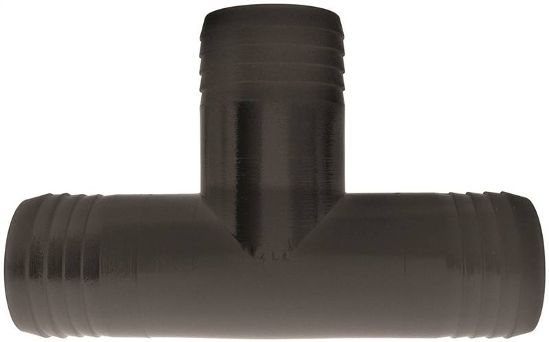 Green LEAF T 114 P Hose Adapter Tee, 11/4 in, Barb, Polypropylene