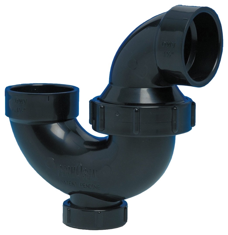 IPEX 27012 PTrap Union with Cleanout, 11/2 in, ABS