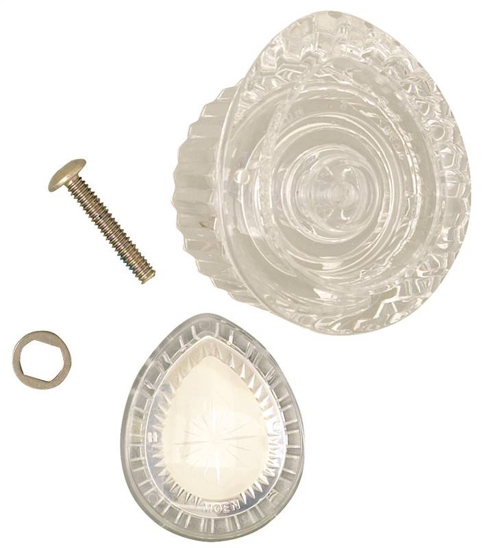 Moen 100710 Handle Kit with Cap, Plastic, Chrome Plated, For PosiTemp