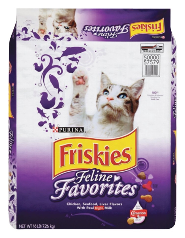 Nestle Purina 5000057579 Friskies Surfin and Turfin Cat Food, 16 Lb