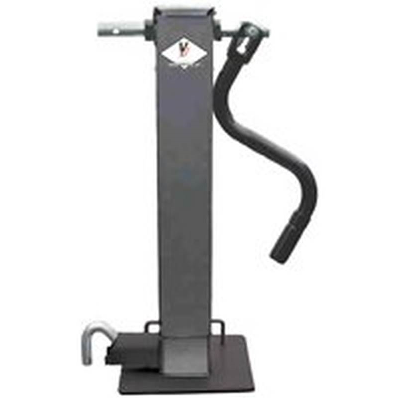 Valley VI1200 Heavy Duty Side Wind Trailer Jack, 12000 lb, 26 in H