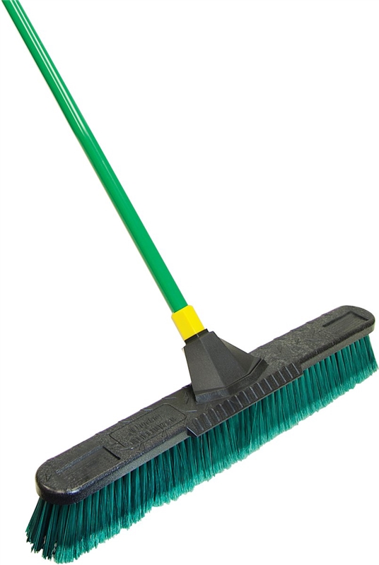 Quickie Bulldozer 638 MultiSurface Push Broom, 24 in Sweep Face