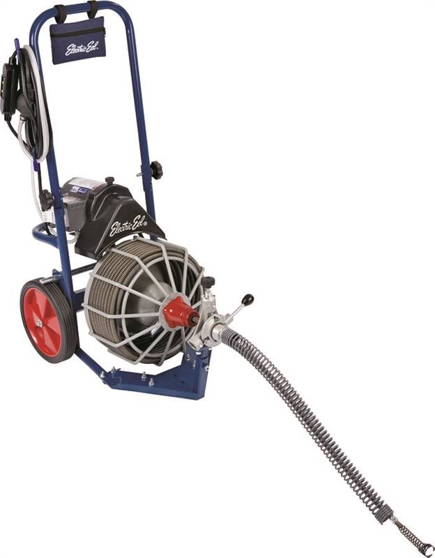 Electric Eel Z5K1/2IC75AF Drain Cleaner, Electric, 1/2 in Dia Cable