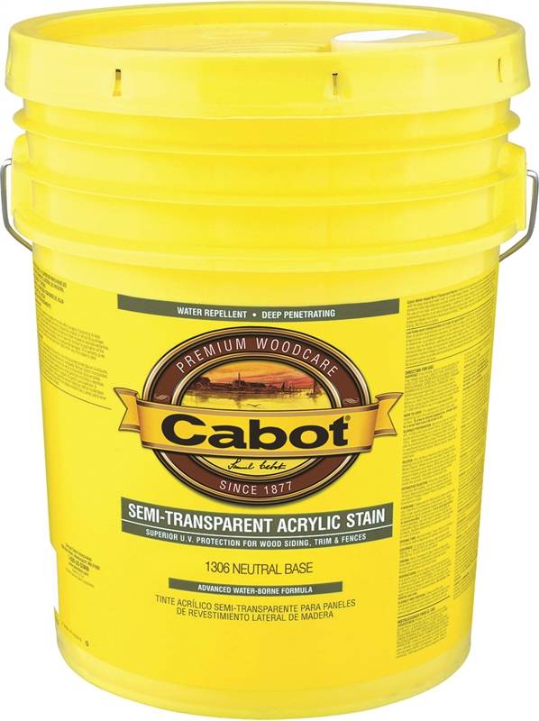 Cabot 1300 Series 140.0001306.008 Exterior Stain, SemiTransparent