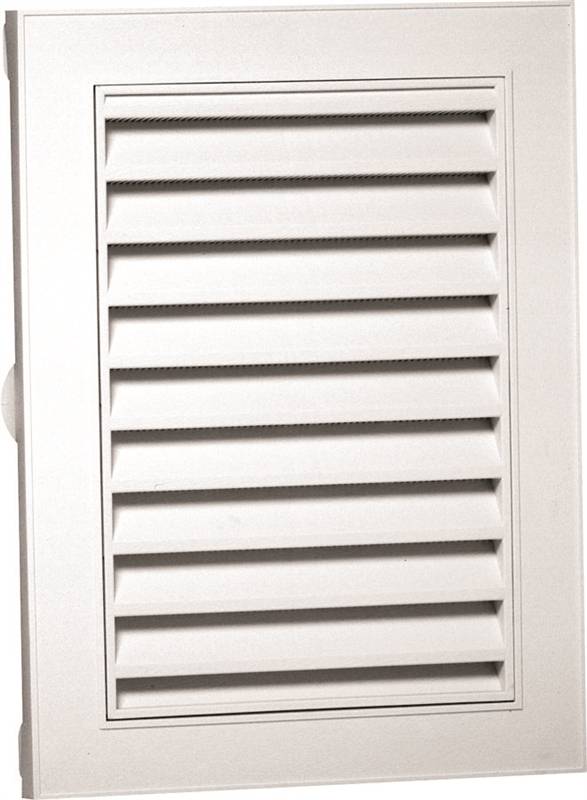 Duraflo 62612000 Gable Vent, 271/2 in L, 211/2 in W, Polypropylene