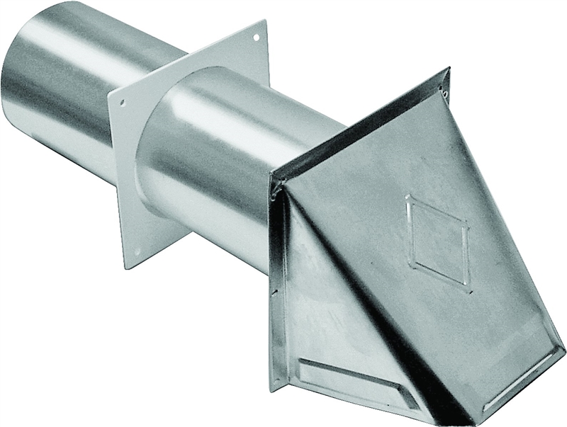 Lambro 344 Dryer Vent Hood, 4 in, Aluminum