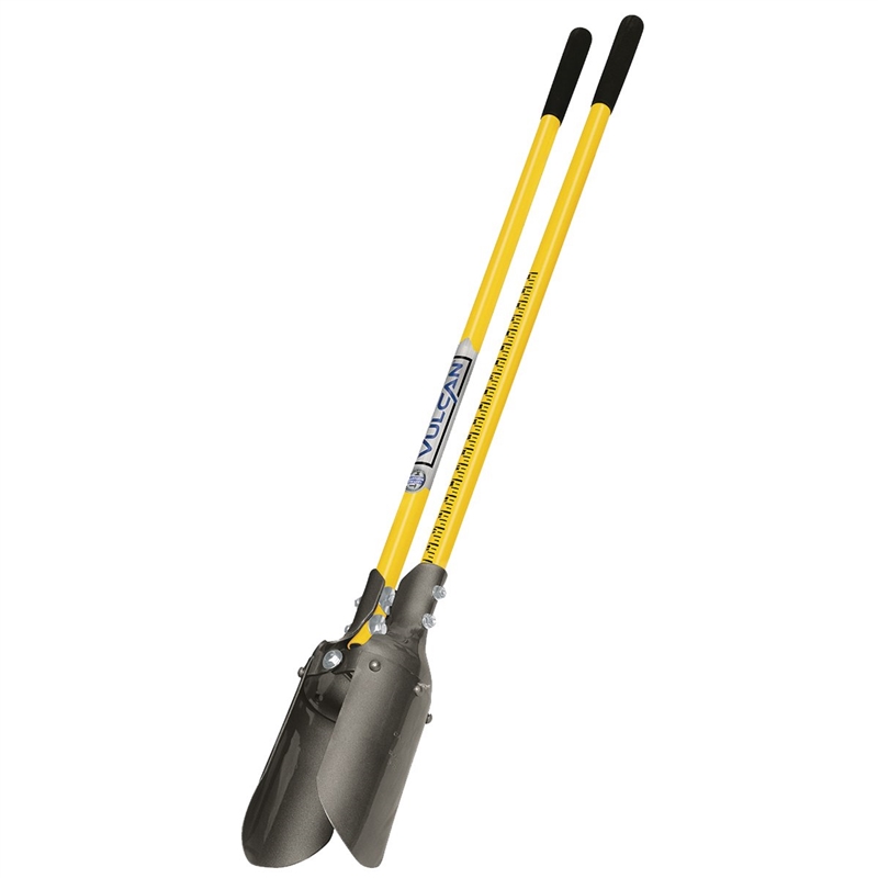 Vulcan 34558CA38F Post Hole Digger, 10 in Blade, Steel Blade