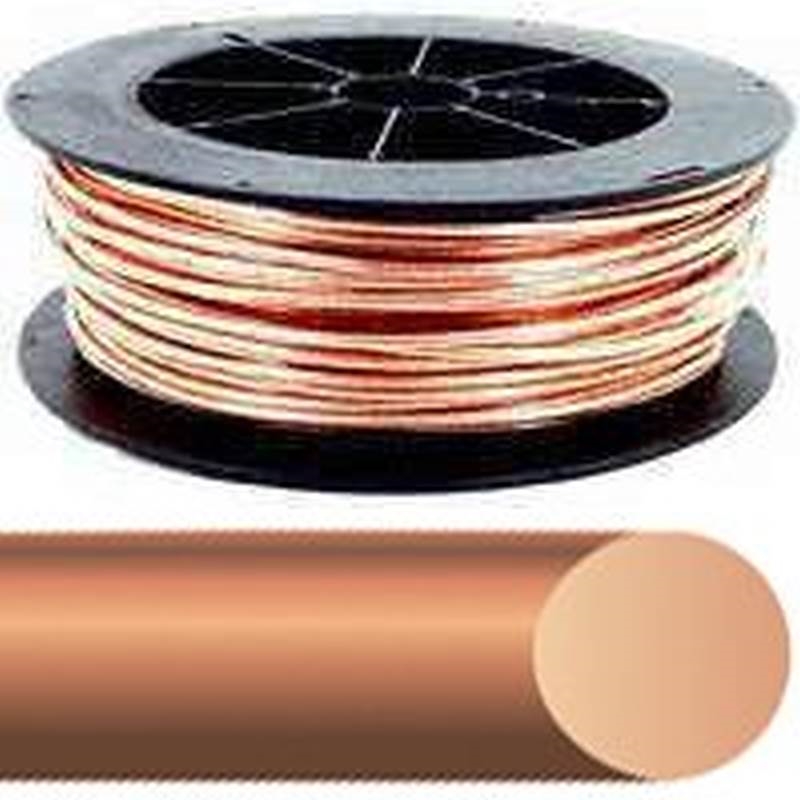 SOUTHWIRE Southwire 2SOLX125BARE Bare Ground Wire, Solid, 2 AWG Wire