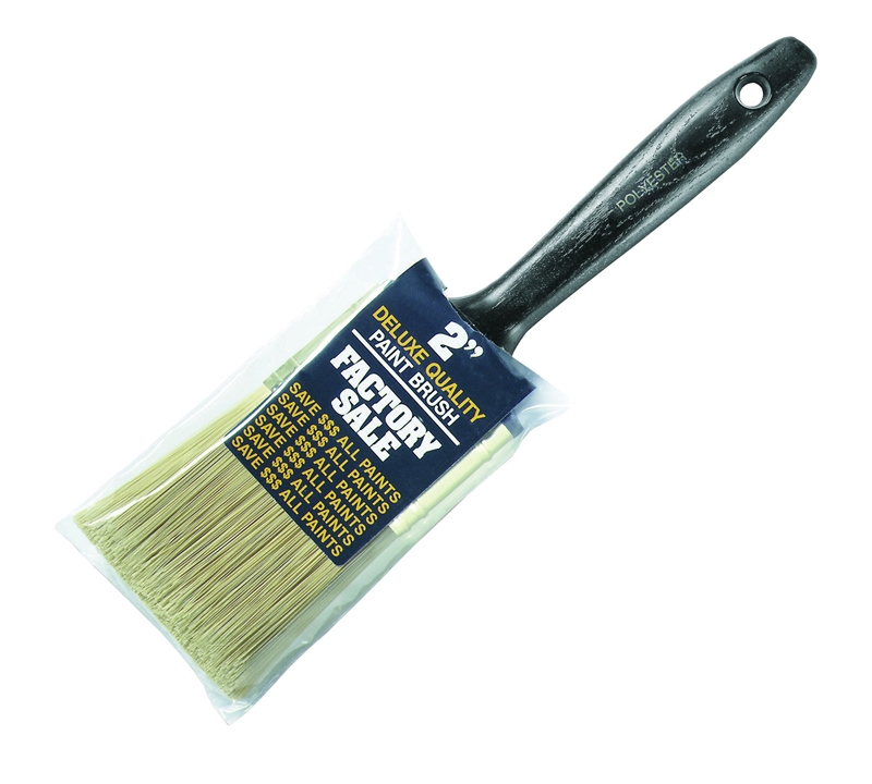 Wooster Factory Sale Paint Brush, 813/16 in OAL, 2 in Width, Chiseled