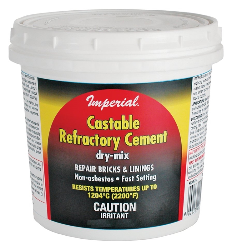 Imperial KK0061 Refractory Cement, Solid, Light Brown, 3 lb Tub