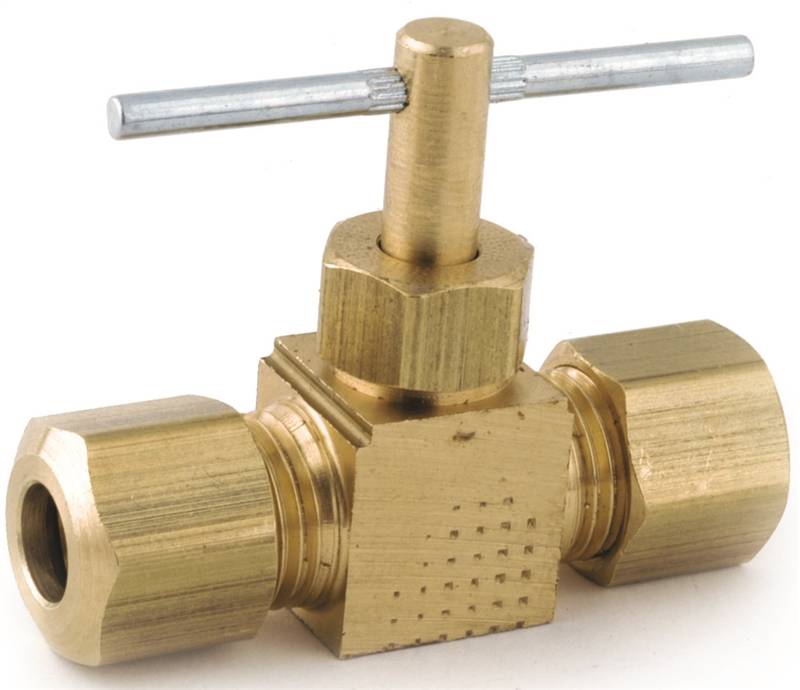 Anderson Metals 75910606 Straight Needle ShutOff Valve, 3/8 in